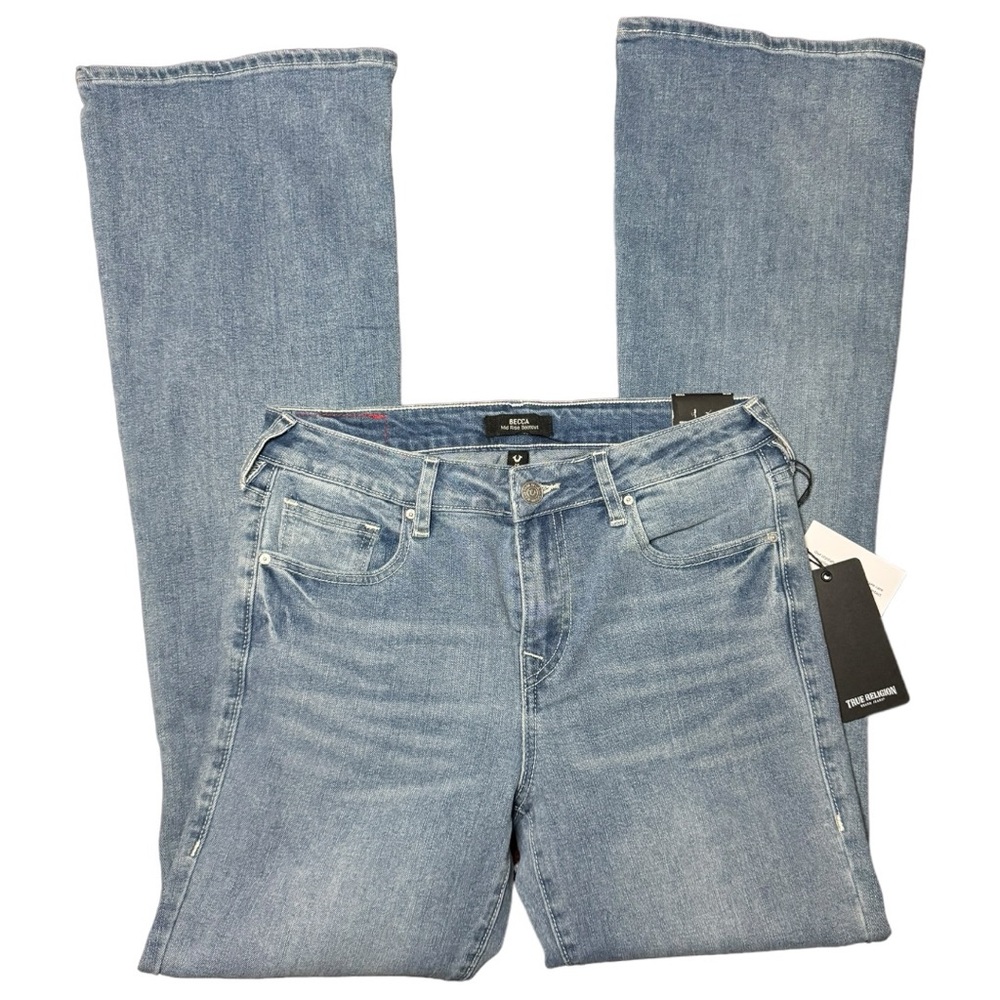True Religion NWT Crystal Bootcut Y2k Jeans